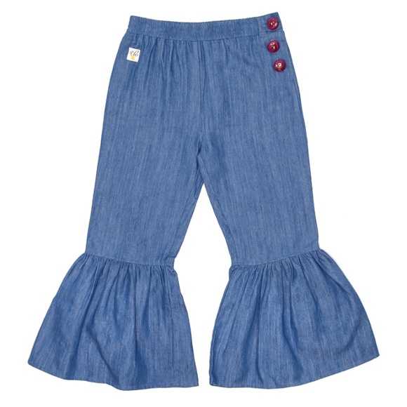Wildflowers Fall 2019 Old Trusty Chambray Ruffles - Picture 1 of 4